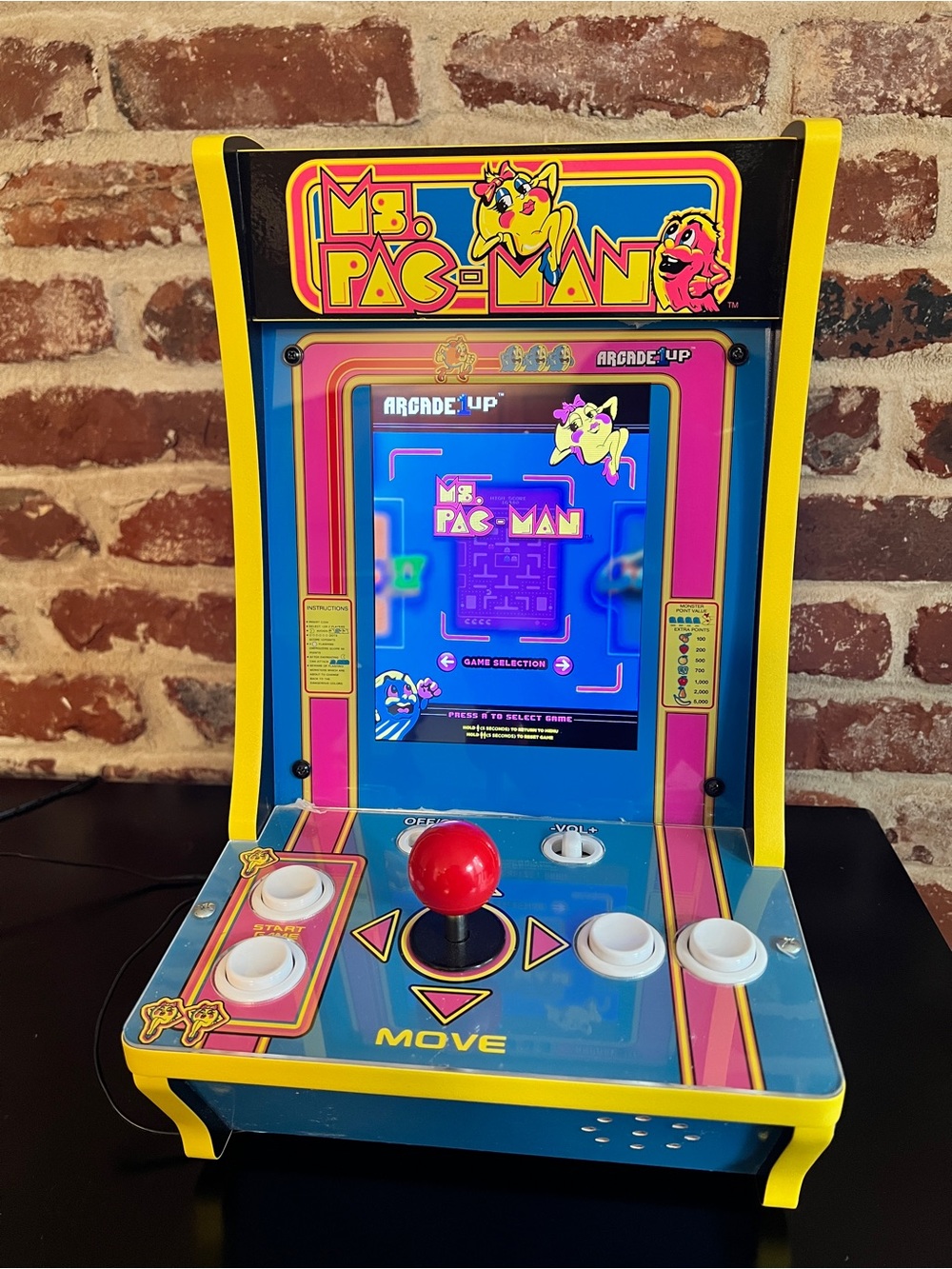 Arcade1Up Ms.Pac-Man Counter-Cade - 4 Games in 1